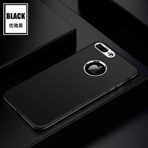 Other - Luxury Matte Rubber Silicone Iphone X Black Case